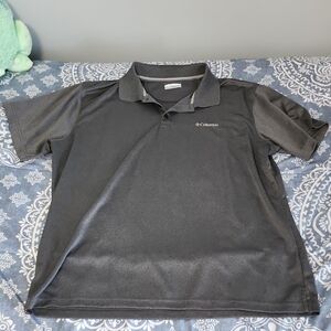 Columbia Charcoal Omni Wick Polo Shirt XL